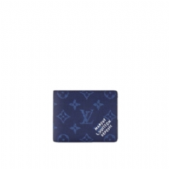 Louis Vuitton Men Slender Wallet Monogram Heritage Ocean M26837