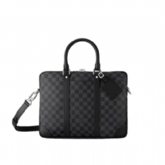 Louis Vuitton Men Porte-Documents Voyage PM Damier Graphite Canvas N40445