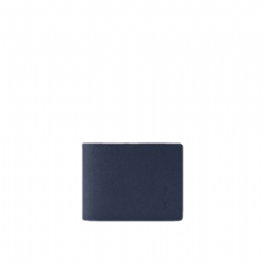 Louis Vuitton Men Multiple Wallet Taiga Leather Marine Acajou M25964