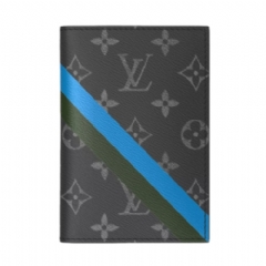 Louis Vuitton Men Passport Cover Mon Monogram Monogram Eclipse Canvas P01956