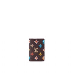 Louis Vuitton Men Pocket Organizer Monogram Heritage Chocolate M28282