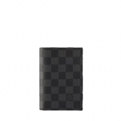 Louis Vuitton Men Passport Cover Damier Graphite Canvas N64411