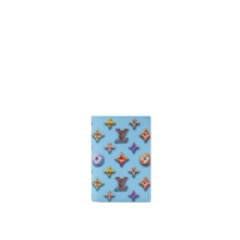 Louis Vuitton Men Passport Cover Monogram Heritage Blueberry M28040
