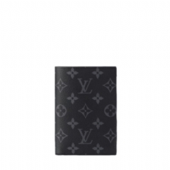 Louis Vuitton Men Passport Cover Monogram Eclipse M64501