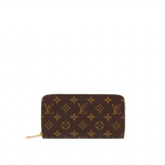 Louis Vuitton Women Zippy Wallet Monogram Brown M42616