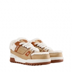 Louis Vuitton Men LV Trainer Maxi Sneaker Brown 1AJ284