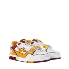 Louis Vuitton Men LV Trainer Sneaker Yellow 1AIIZ3