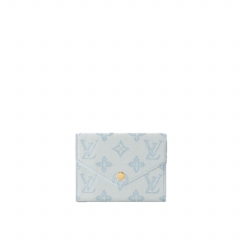 Louis Vuitton Women Victorine Wallet Bleu Courrier M27682