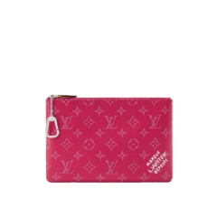 Louis Vuitton Women Key Pouch M Pondichery Pink M27108