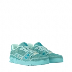 Louis Vuitton Men LV Trainer Sneaker Turquoise 1AHTQT