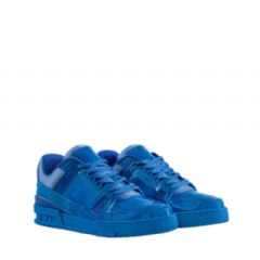 Louis Vuitton Men LV Trainer Sneaker Blue 1AHDJO
