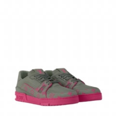 Louis Vuitton Men LV Trainer Sneaker Pink 1AHTP8