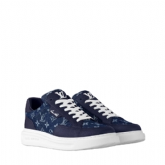 Louis Vuitton Men Beverly Hills Sneaker Blue 1AHDYQ