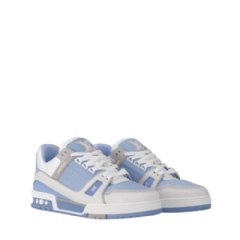 Louis Vuitton Men LV Trainer Sneaker Blue 1AHTEJ