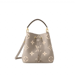 Louis Vuitton Women NéoNoé MM Bicolor Monogram Empreinte Leather Dove/Cream M45555