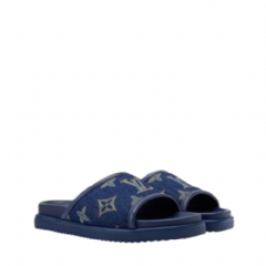 Louis Vuitton Men Miami Mule Blue 1AIZRM