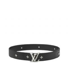 Louis Vuitton Men LV Dimension Drift Flower Studs 40mm Reversible Belt Black M4648U
