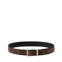 Louis Vuitton Men Corner Pin 35mm Reversible Belt Brown M4455U
