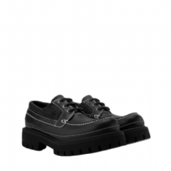 Louis Vuitton Men LV Remix Boat Shoe Black 1AIISD