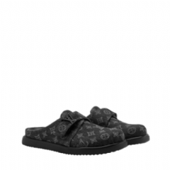 Louis Vuitton Men LV Easy Mule Black 1AIXD8