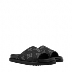 Louis Vuitton Men Miami Mule Black 1AIZR7