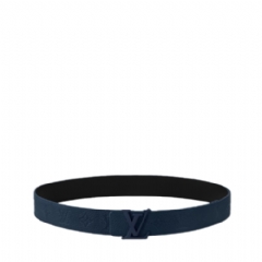Louis Vuitton Men LV Taurillon 40mm Reversible Belt Navy blue M8663U