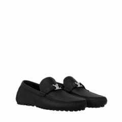 Louis Vuitton Men LV Silverstone Moccasin Black 1AHRM3