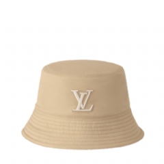 Louis Vuitton Men Only LV Bucket Hat Beige M5108M