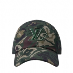 Louis Vuitton Men LV Camo Cap M5289M