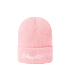 Louis Vuitton Men Signature Beanie Light Pink M5324A