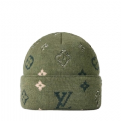 Louis Vuitton Men LV Crush Monogram Surplus Beanie M97776