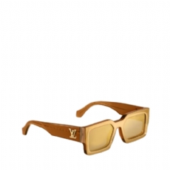 Louis Vuitton Men LV Clash Square Sunglasses Brown Z3149W