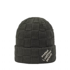 Louis Vuitton Men Damier Snug Beanie Green M97590