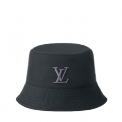 Louis Vuitton Men Only LV Bucket Hat Black M5059M