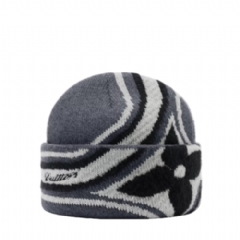 Louis Vuitton Men LV Crush Graphic Flower Beanie M97778