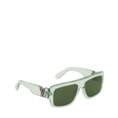 Louis Vuitton Men LV Flower Square Sunglasses Green Z2899U  