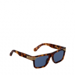 Louis Vuitton Men LV Slide Square Sunglasses Tortoise Z2746U