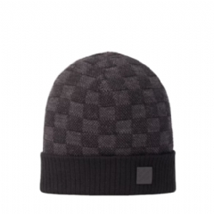 Louis Vuitton Men Néo Petit Damier Beanie Anthracite M77983