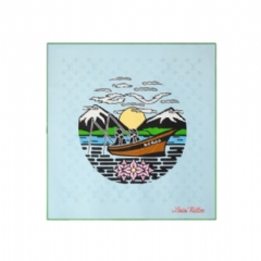 Louis Vuitton Men LV City Stamp Bandana M96939