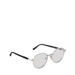 Louis Vuitton Men LV Signature Round Anti-Blue-Light Glasses Z2637U