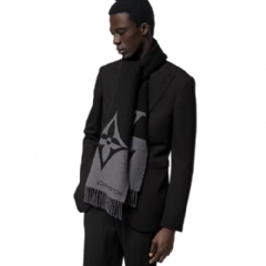 Louis Vuitton Men Graphic Dual Scarf Black M79097