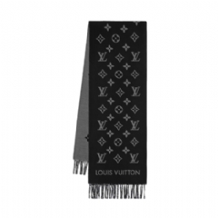 Louis Vuitton Men All About Monogram Scarf Black M79225