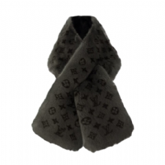 Louis Vuitton Men Monogram Reverso Fur Scarf M75891