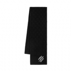 Louis Vuitton Men Damier Snug Scarf Black M90841