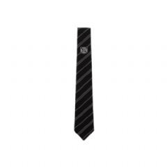 Louis Vuitton Men Ecu Stripes Tie Black M96409