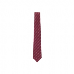 Louis Vuitton Men Stormy Monogram Tie Bordeaux M97837