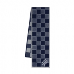 Louis Vuitton Men Damier Heritage Scarf Navy blue M90776