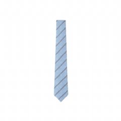 Louis Vuitton Men Monogram Stripes Tie Light Blue M94791