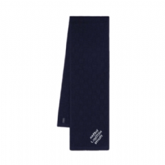 Louis Vuitton Men Damier Snug Scarf Navy M96959
