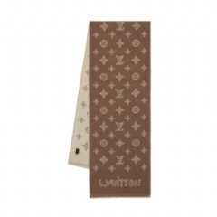 Louis Vuitton Men Monogram Blast Scarf Brown M97687